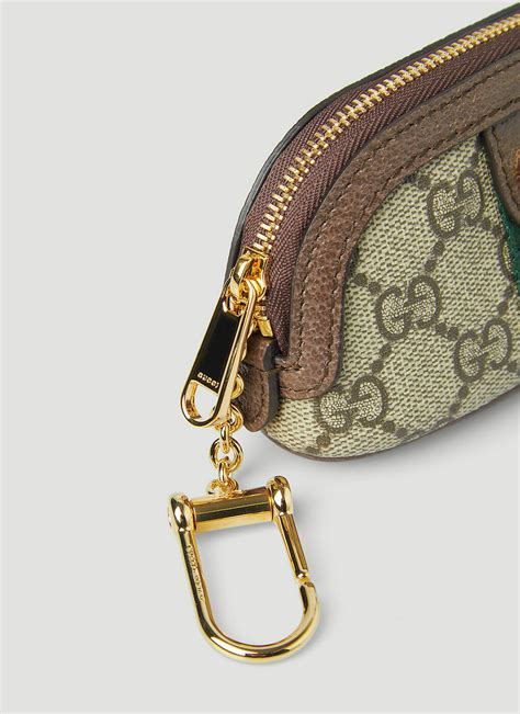 gucci card and key case|Gucci coin pouch keychain.